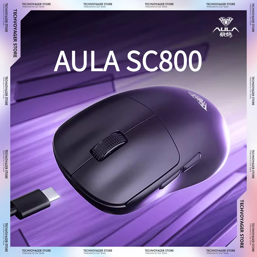 Pc Gaming Ultra - AULA SC800 Gaming Mouse Paw3395 Sensor