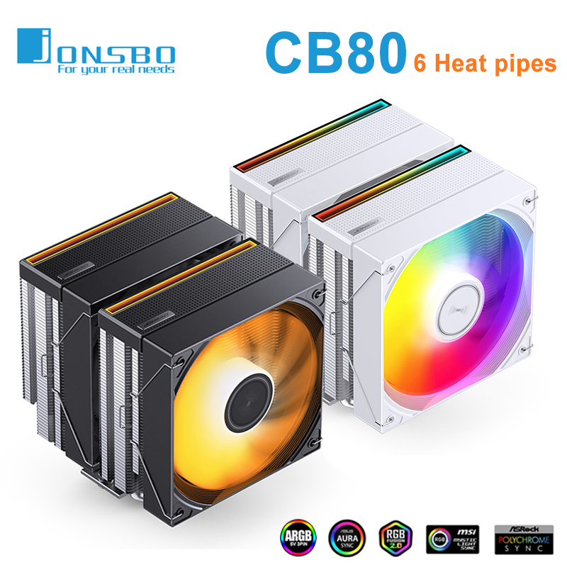 Pc Case Fan - Jonsbo CB80 Air-cooled Radiator 6 Heatpipes