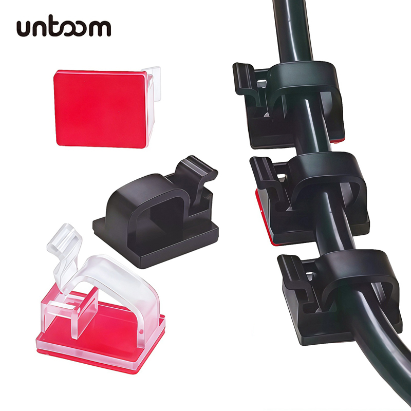 Cable Management Sleeve - 20 PCS Adhesive Cable Wire Clips
