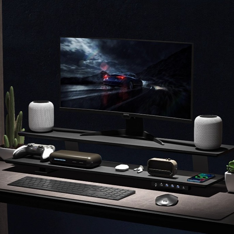 Usb Hub Gaming - Solid Wood Gaming Desk Top with