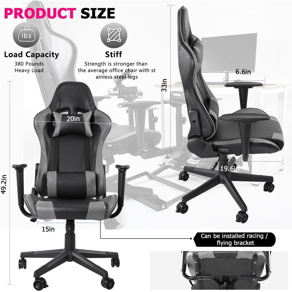 High-Back Reclining Gaming Cha - Gaming Chair reseña y precio