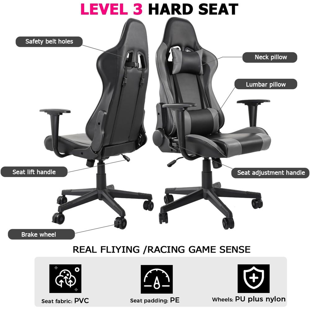 High-Back Reclining Gaming Cha - Gaming Chair reseña y precio