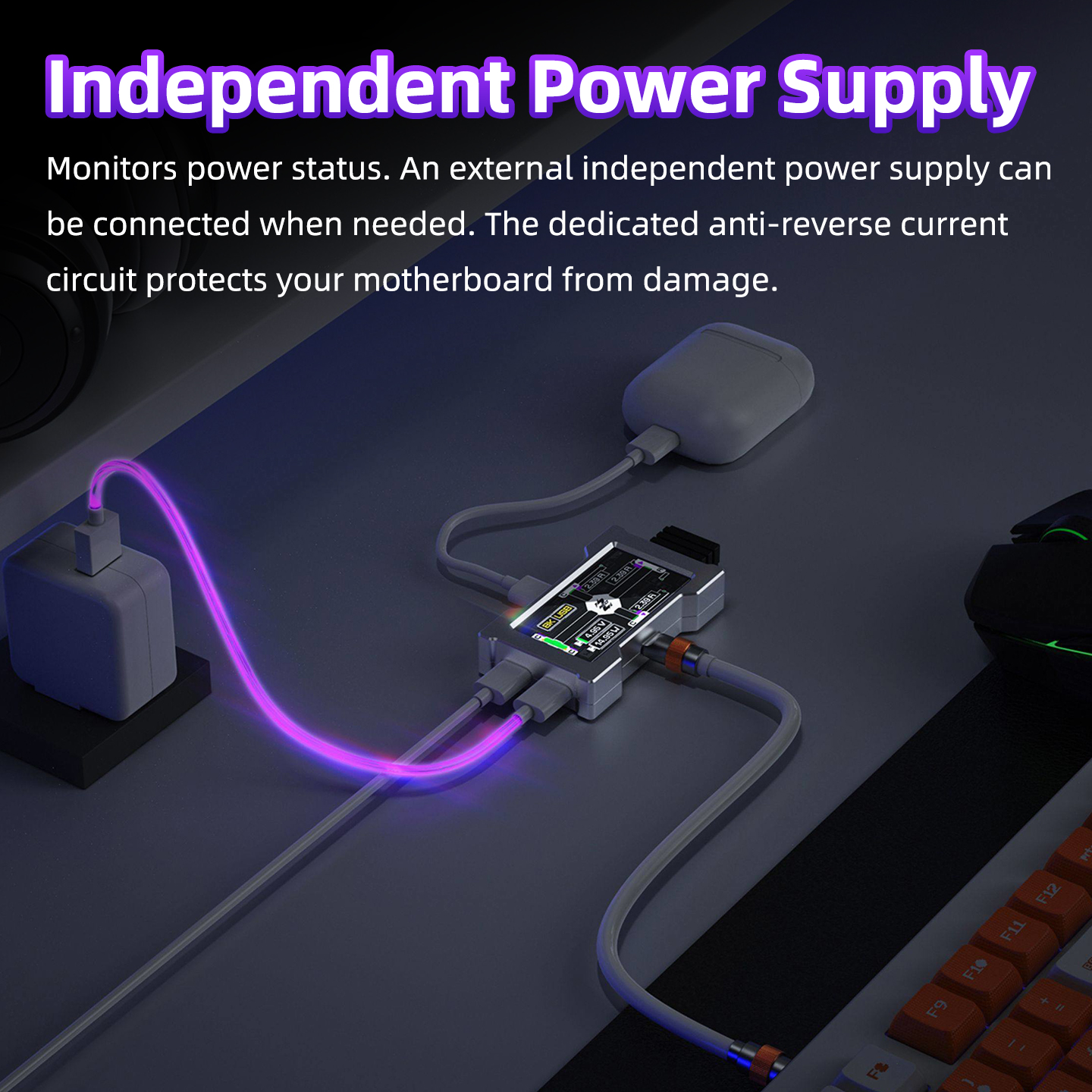 HMHUB Gaming USB Hub - 2-To-3  - Usb Hub Gaming reseña y precio