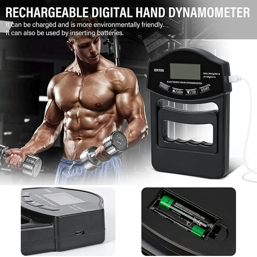 396Lbs/180Kg Digital Hand Dyna - Dual Monitor Arm reseña y precio