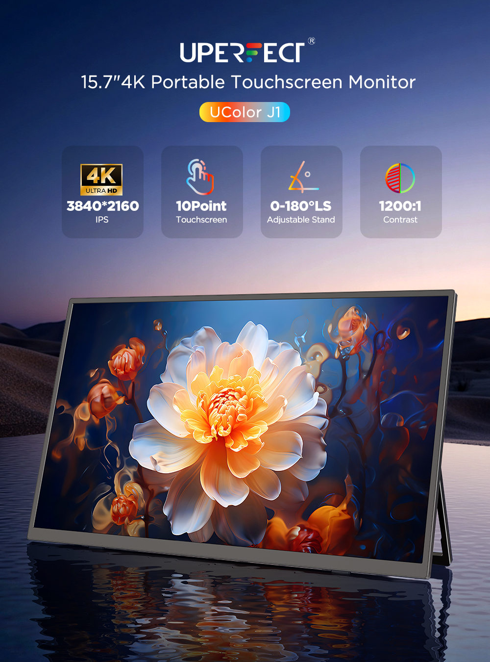 UPERFECT 4K UHD Portable Monit - Pc Gaming Ultra reseña y precio