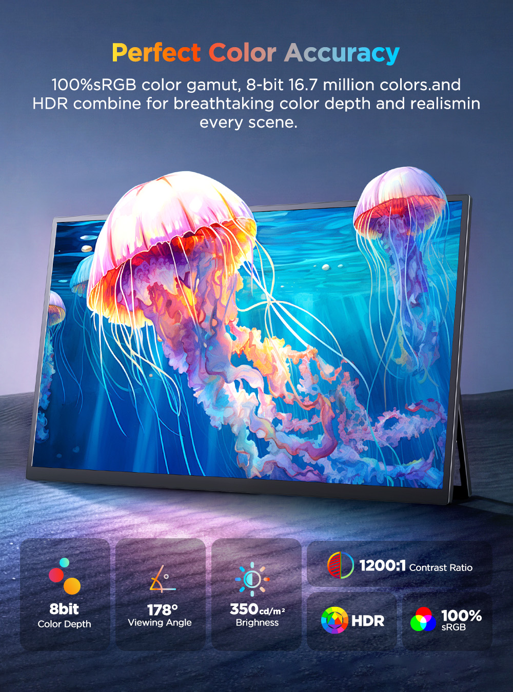 UPERFECT 4K UHD Portable Monit - Pc Gaming Ultra reseña y precio