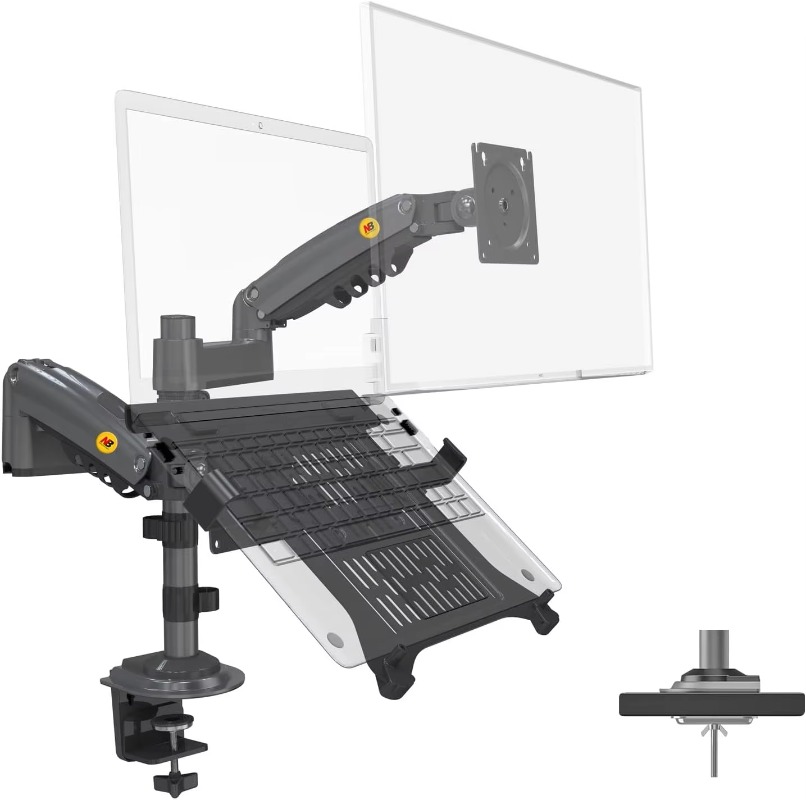 Dual Arm 2 in 1 Combo Laptop M - Dual Monitor Arm reseña y precio