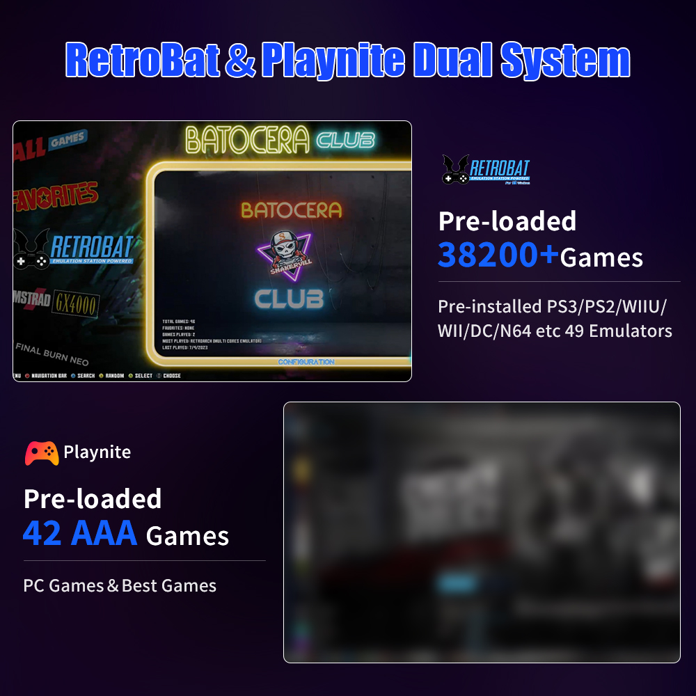 Retrobat&Playnite Gaming HDD R - Pc Gaming Aaa reseña y precio