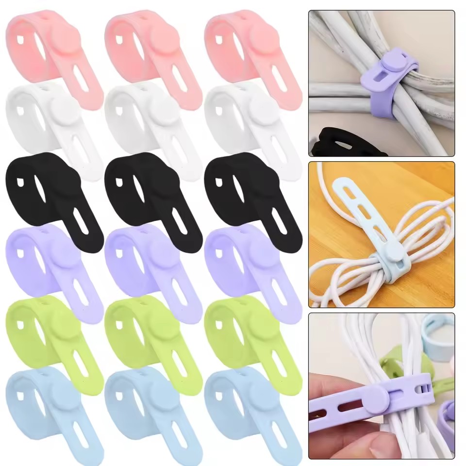 Silicone Cable Ties Assorted C - Cable Management Sleeve reseña y precio