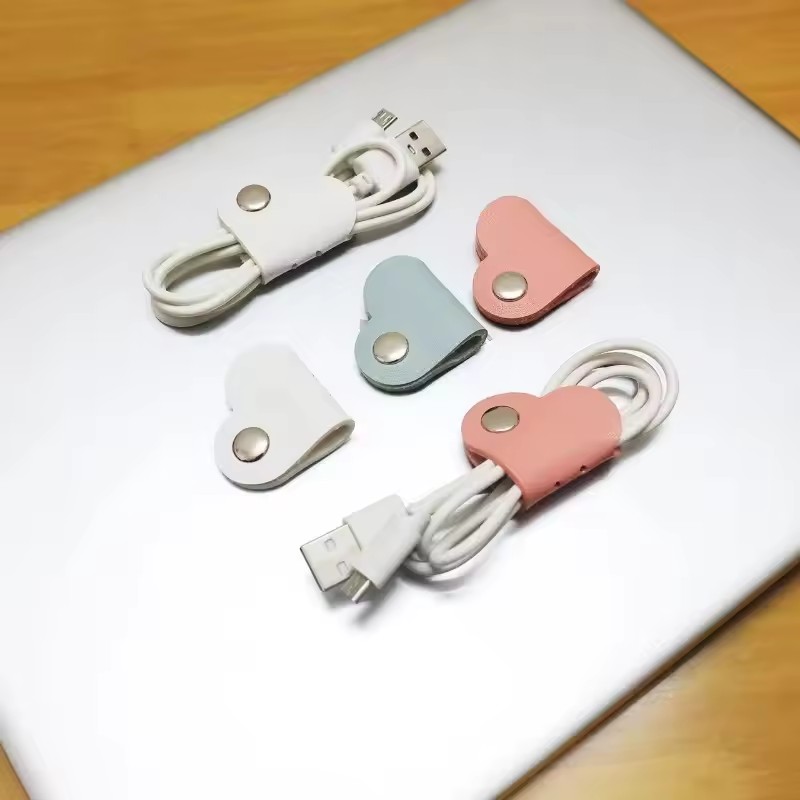 Mini Heart Shape Cable Organiz - Cable Management Sleeve reseña y precio