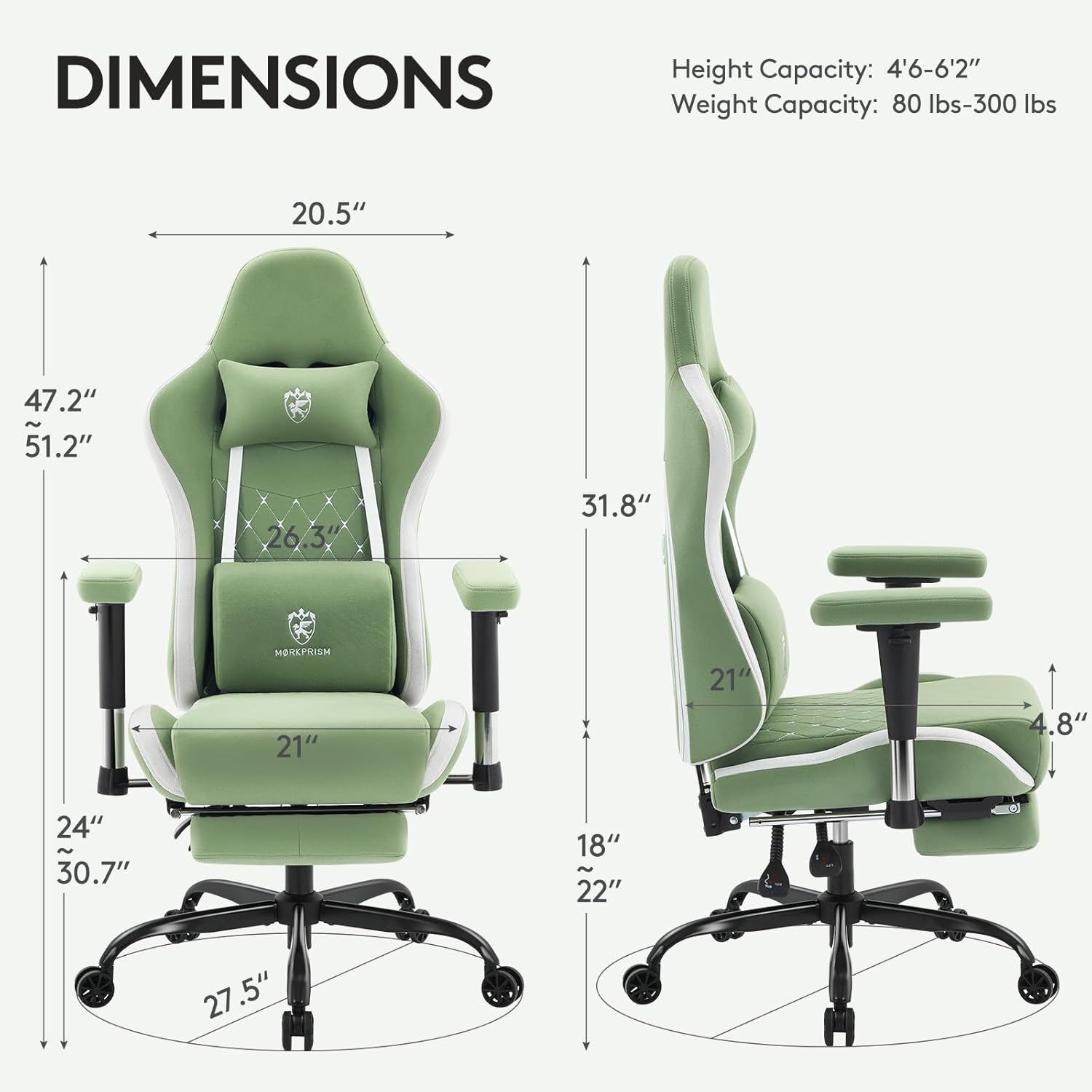 Ergonomic Gaming Chair with Fo - Gaming Chair reseña y precio