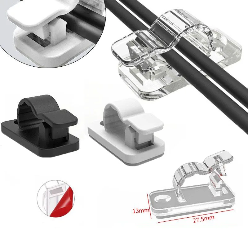 10/50PCS Cable Organizer Clips - Cable Management Sleeve reseña y precio