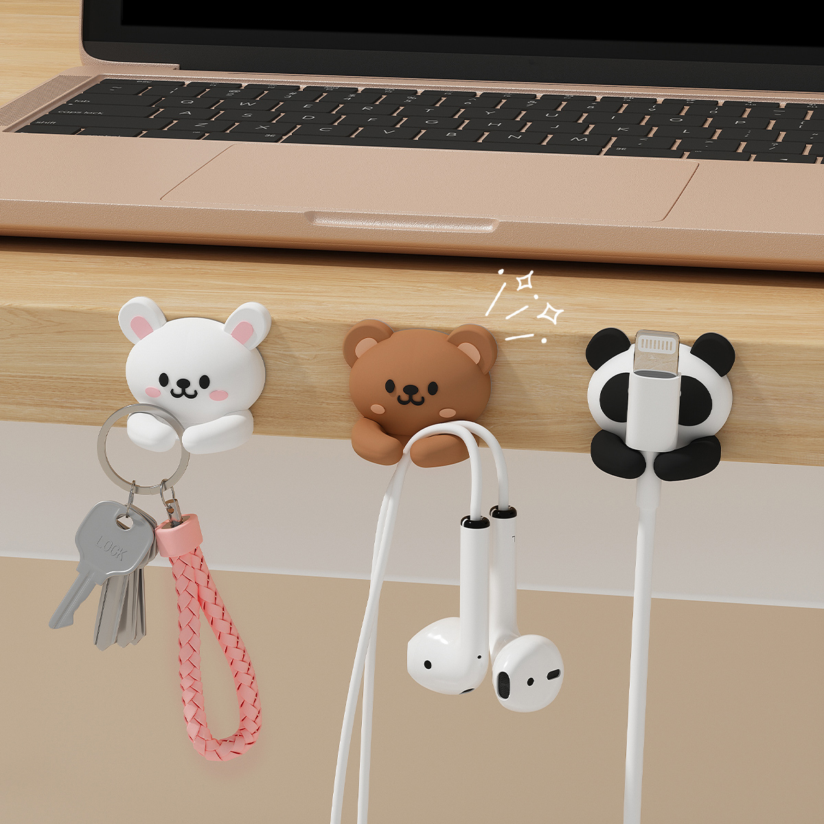 2/3pcs Cute Cartoon Desktop Ca - Cable Management Sleeve reseña y precio
