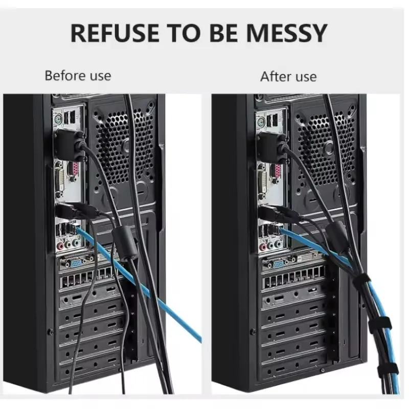 1/5M Cable Organizer Cable Man - Cable Management Sleeve reseña y precio