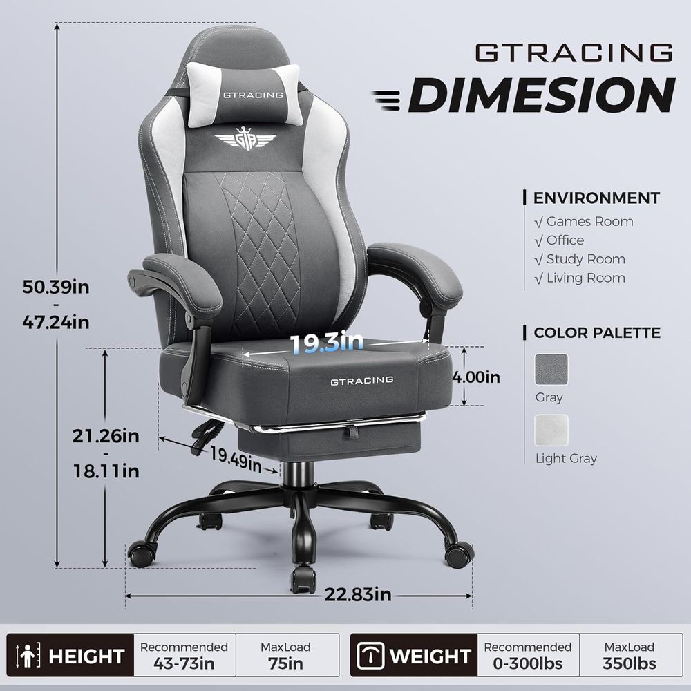 Ergonomic High-Back Gaming Cha - Gaming Chair reseña y precio