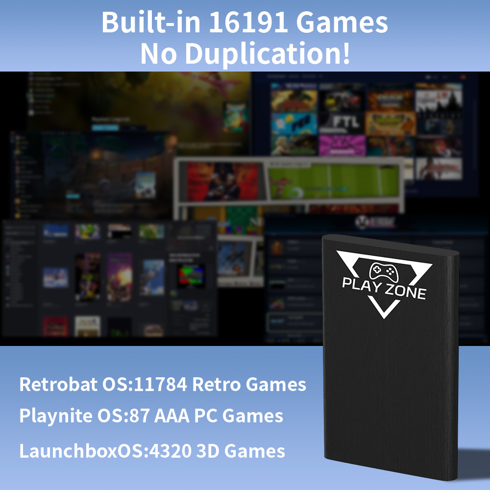 Play Zone 1TB Portable Gaming  - Pc Gaming Aaa reseña y precio