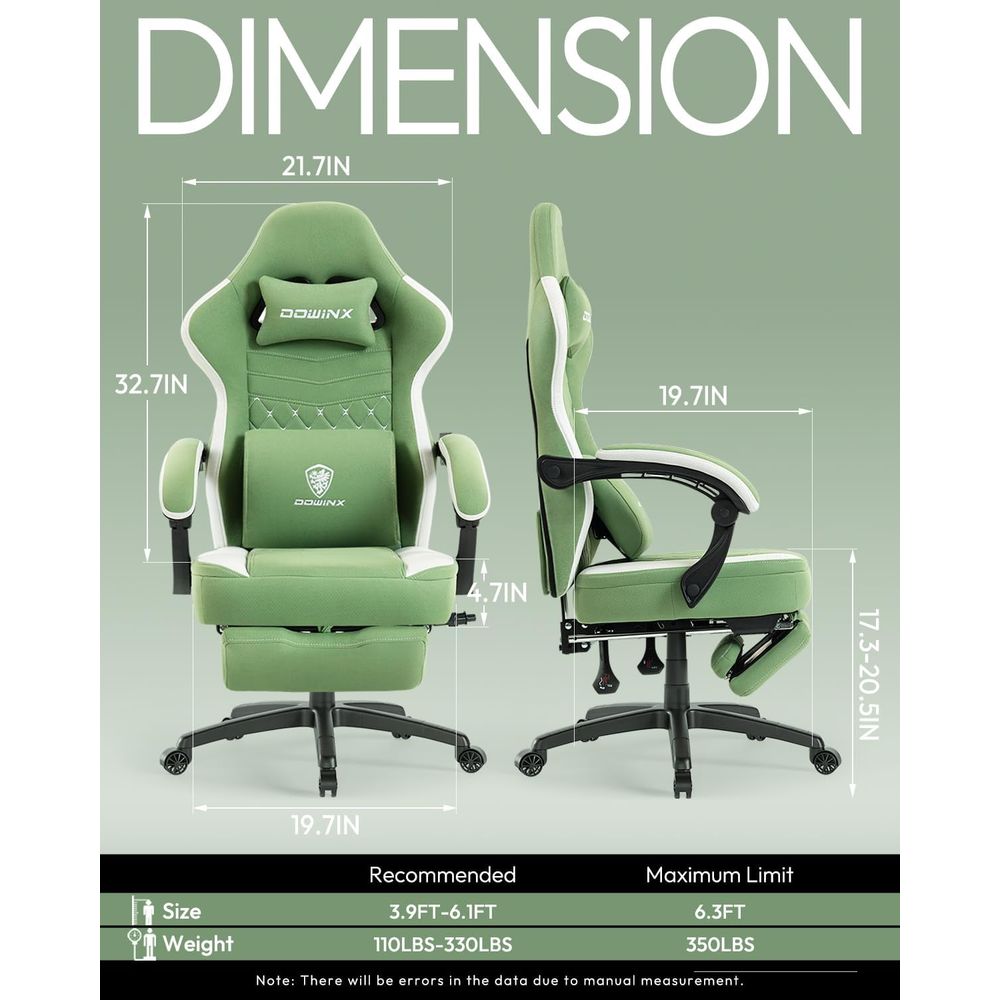 Breathable Fabric Gaming Chair - Gaming Chair reseña y precio