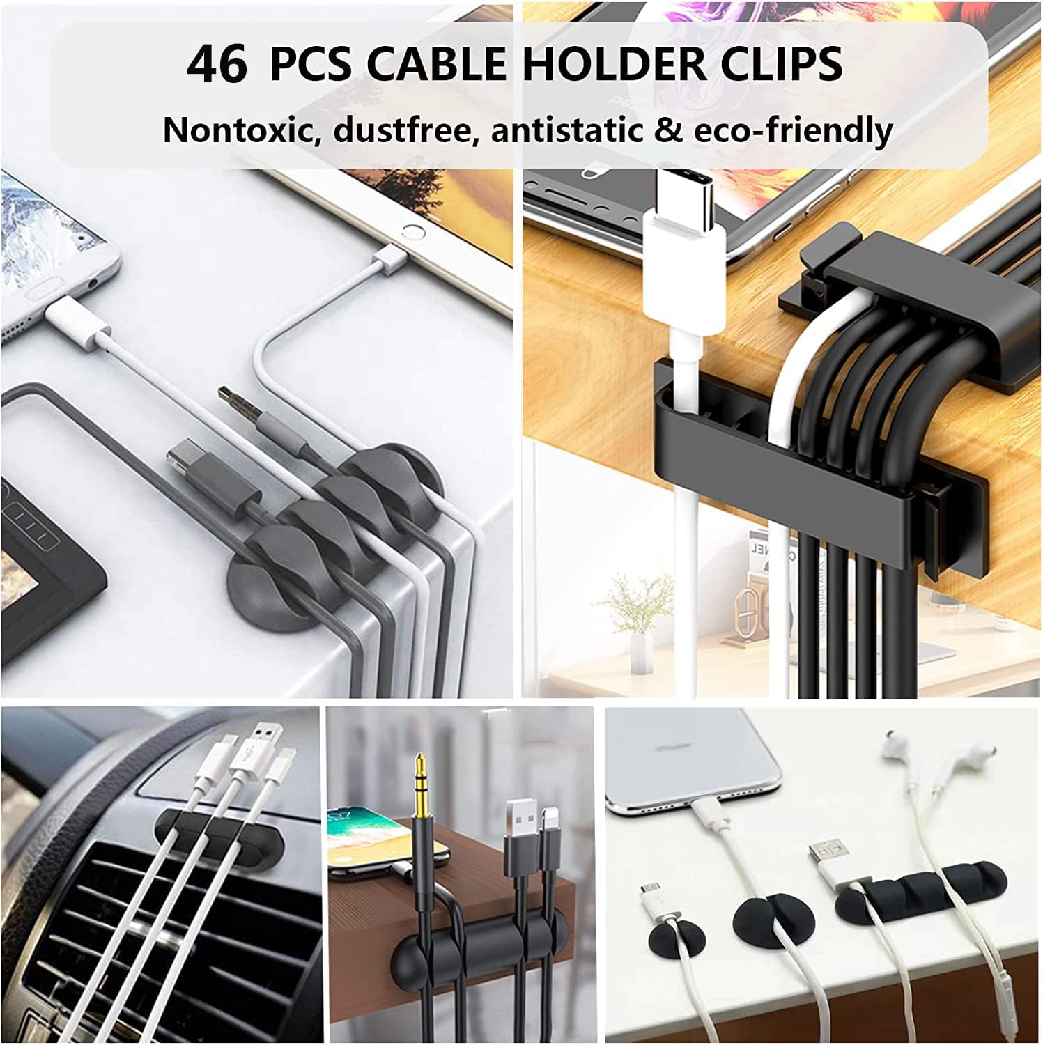 192 PCS Cable Management Kit w - Cable Management Sleeve reseña y precio