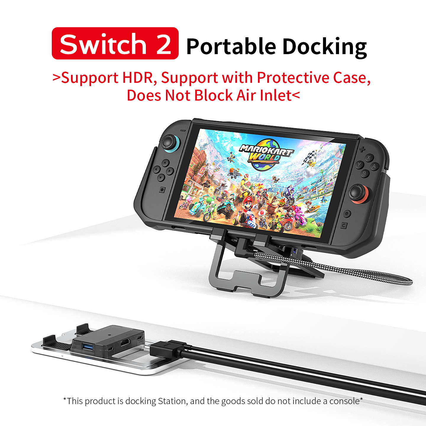 Switch 2 Dock with Foldable St - Usb Hub Gaming reseña y precio