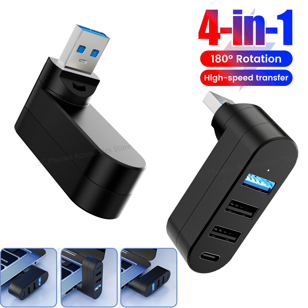 Rotatable USB HUB USB3.0 2.0 T - Usb Hub Gaming reseña y precio