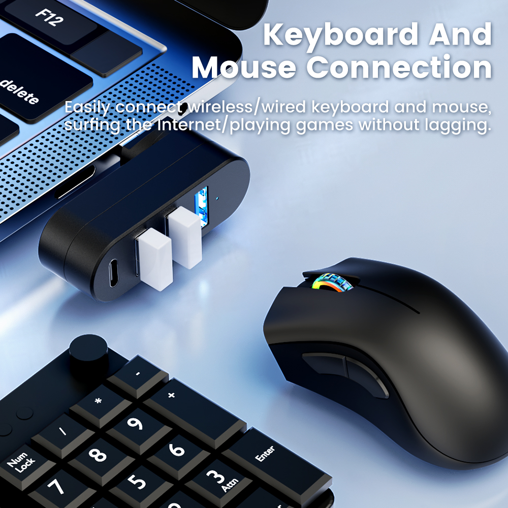 Rotatable USB HUB USB3.0 2.0 T - Usb Hub Gaming reseña y precio