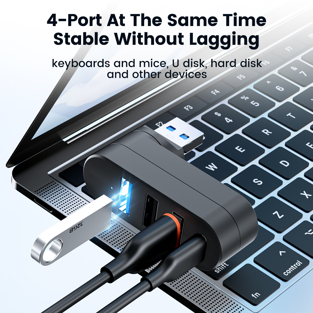 Rotatable USB HUB USB3.0 2.0 T - Usb Hub Gaming reseña y precio