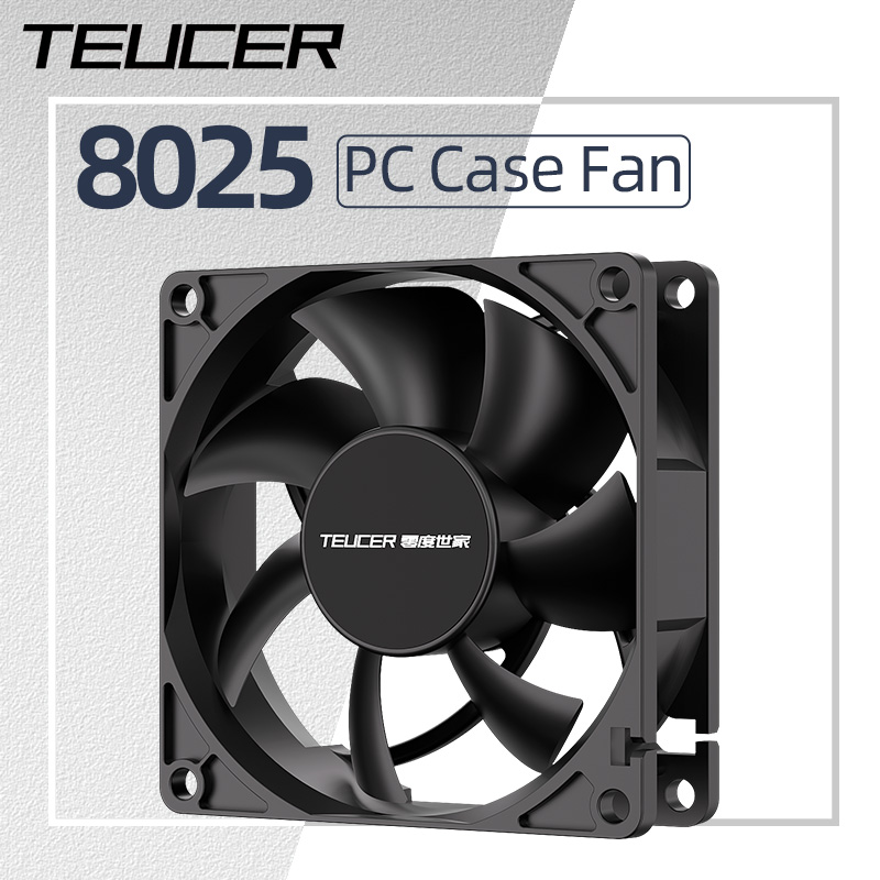 Teucer 8025 PC Case Fan 12V  B - Pc Case Fan reseña y precio