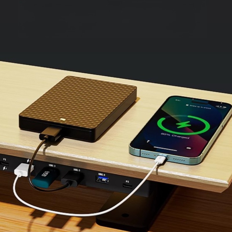 Solid Wood Gaming Desk Top wit - Usb Hub Gaming reseña y precio