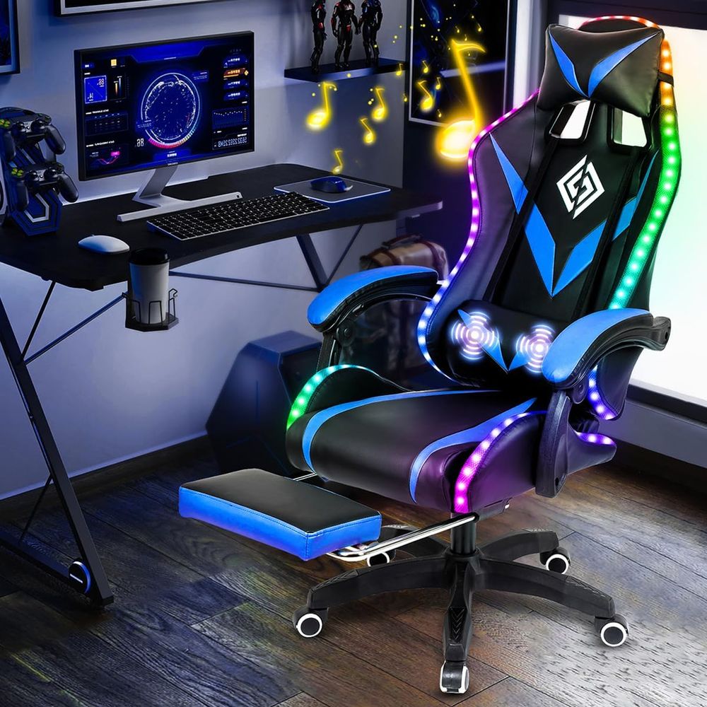 RGB Gaming Chair with Bluetoot - Gaming Chair reseña y precio