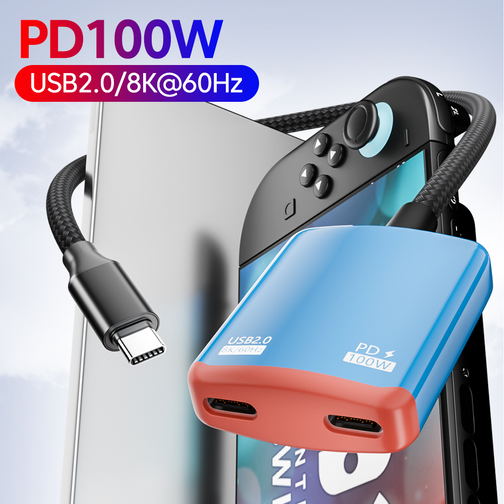 2-in-1 Type C Adapter USBC PD1 - Usb Hub Gaming reseña y precio