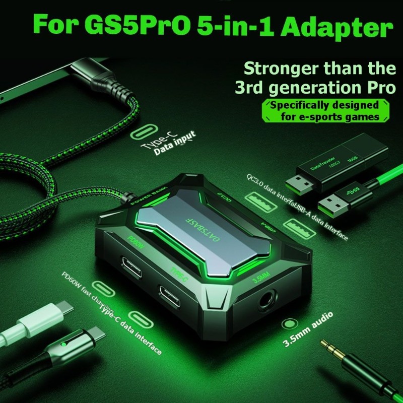 OATSBASF For Type-C Device 5-I - Usb Hub Gaming reseña y precio