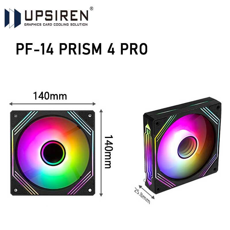 UPSIREN PF-14 PRISM 4PRO Compu - Pc Case Fan reseña y precio