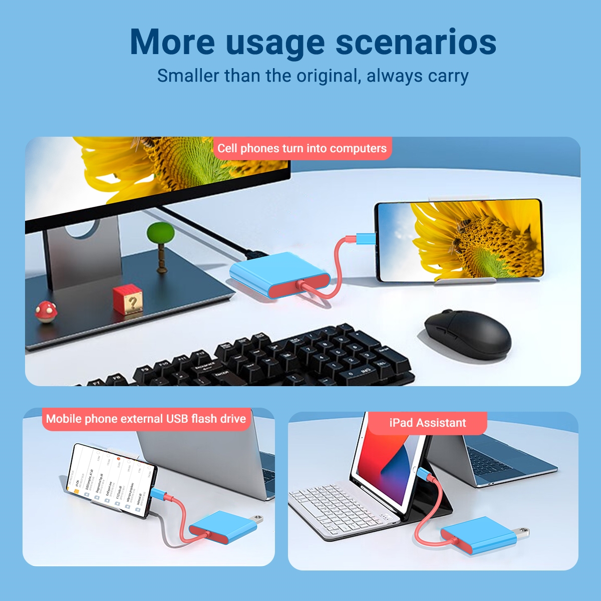 Portable 3 in 1 Game Docking S - Usb Hub Gaming reseña y precio